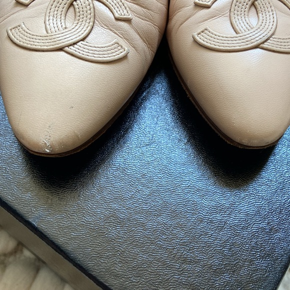 SOLD Chanel Nude Low Heel Pumps - Picture 7 of 9